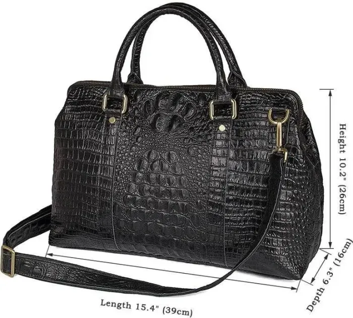 Сумка Vintage 14540 із натуральної шкіри Чорна