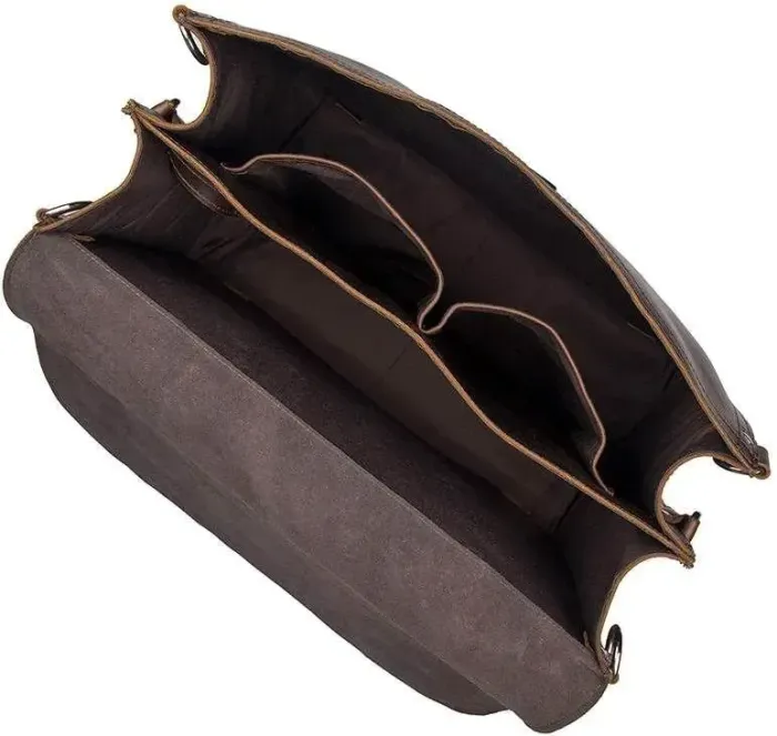 Сумка Vintage 14542 із натуральної шкіри Коричнева