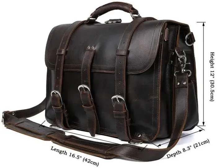 Сумка Vintage 14542 із натуральної шкіри Коричнева