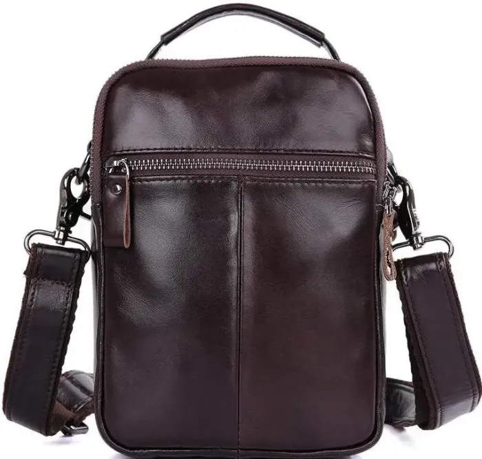 Сумка Vintage 14544 із натуральної шкіри Коричнева