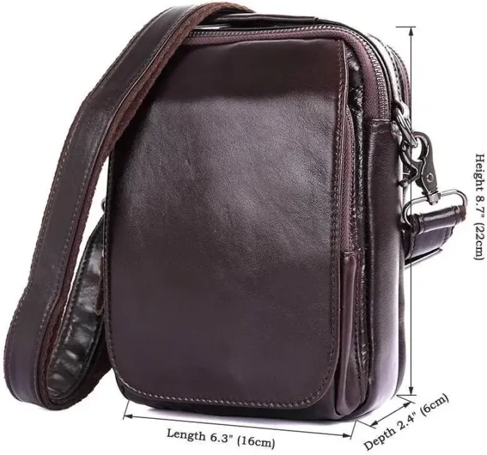 Сумка Vintage 14544 із натуральної шкіри Коричнева