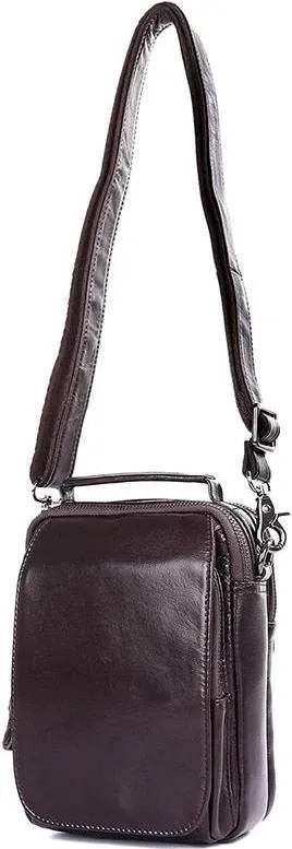 Сумка Vintage 14544 із натуральної шкіри Коричнева