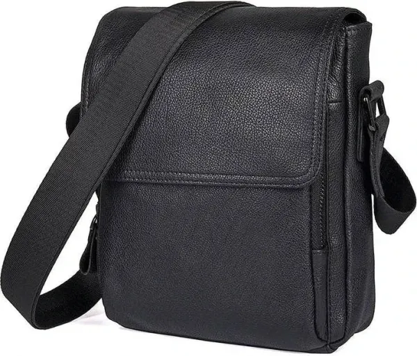 Сумка Vintage 14545 із натуральної шкіри Чорна