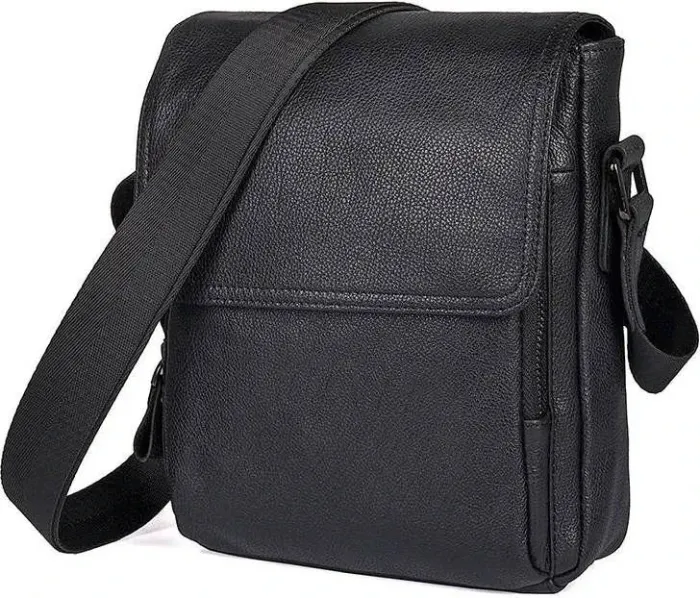 Сумка Vintage 14545 із натуральної шкіри Чорна