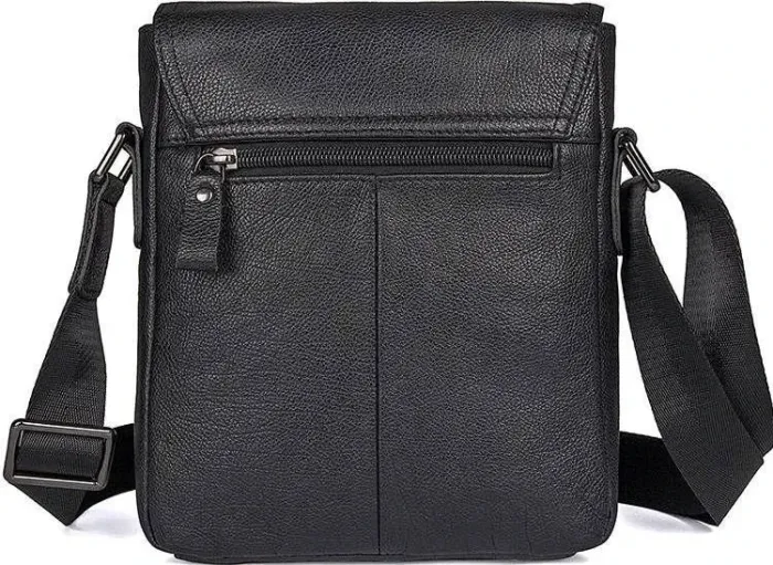 Сумка Vintage 14545 із натуральної шкіри Чорна