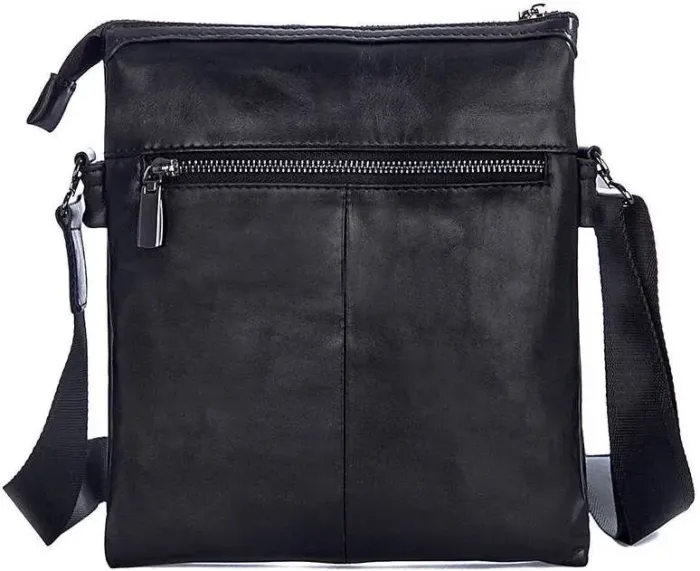 Сумка Vintage 14546 із натуральної шкіри Чорна