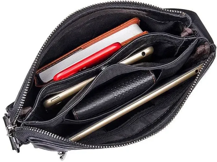 Сумка Vintage 14546 із натуральної шкіри Чорна