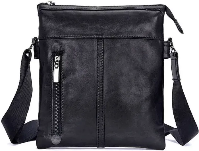 Сумка Vintage 14546 із натуральної шкіри Чорна