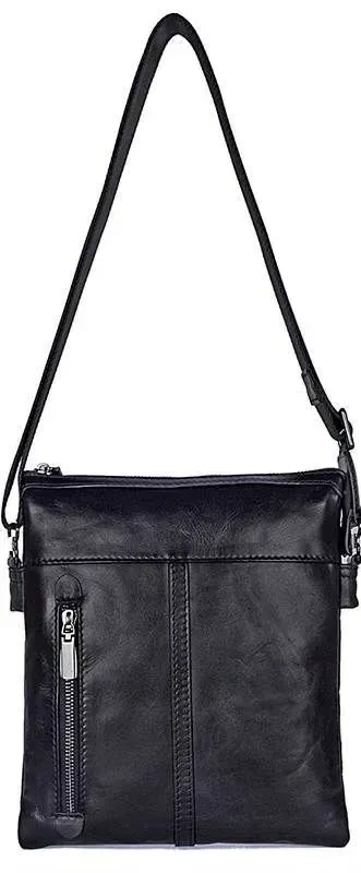 Сумка Vintage 14546 із натуральної шкіри Чорна