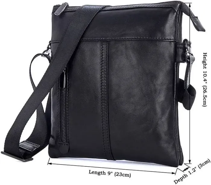 Сумка Vintage 14546 із натуральної шкіри Чорна