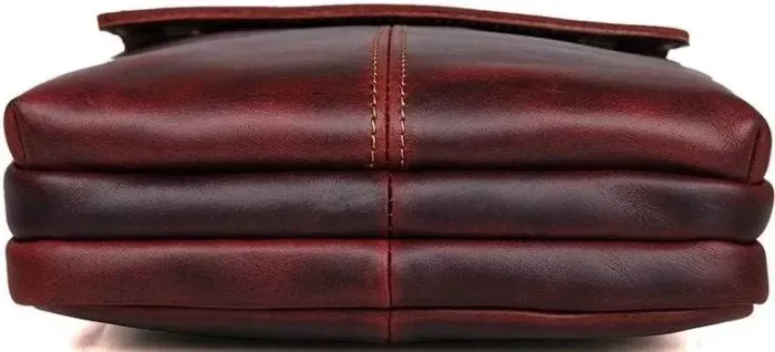 Сумка Vintage 14547 із натуральної шкіри Бордова