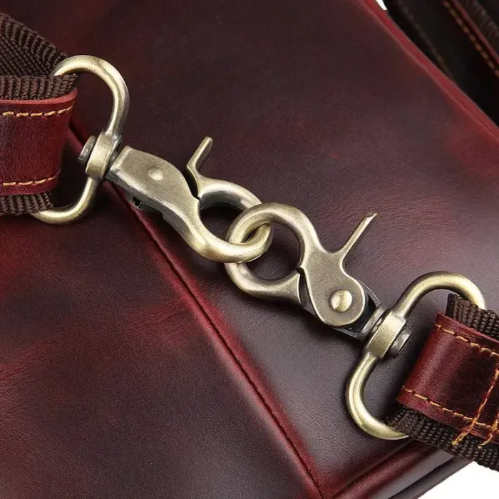 Сумка Vintage 14547 із натуральної шкіри Бордова