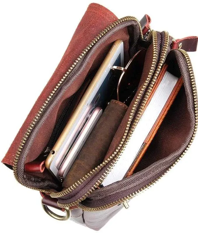 Сумка Vintage 14547 із натуральної шкіри Бордова