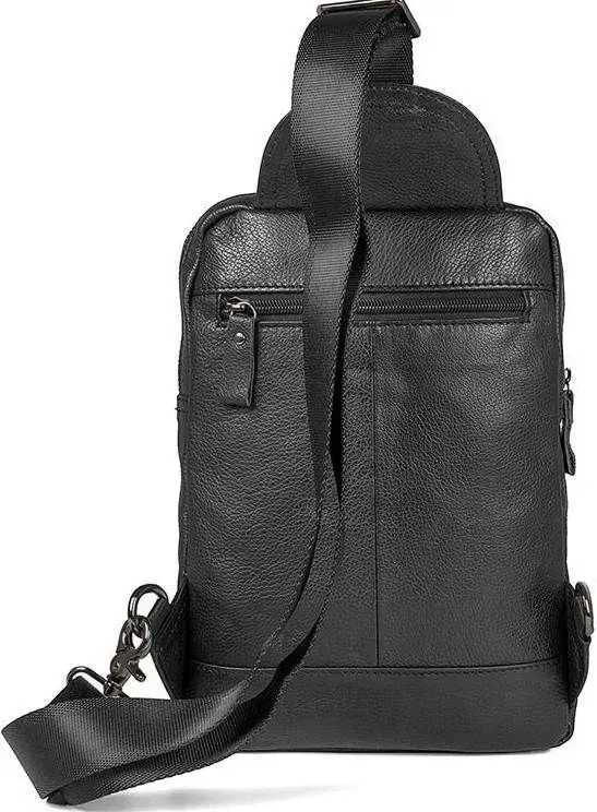 Сумка Vintage 14549 із натуральної шкіри Чорна