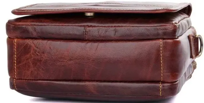 Сумка Vintage 14550 із натуральної шкіри Коричнева