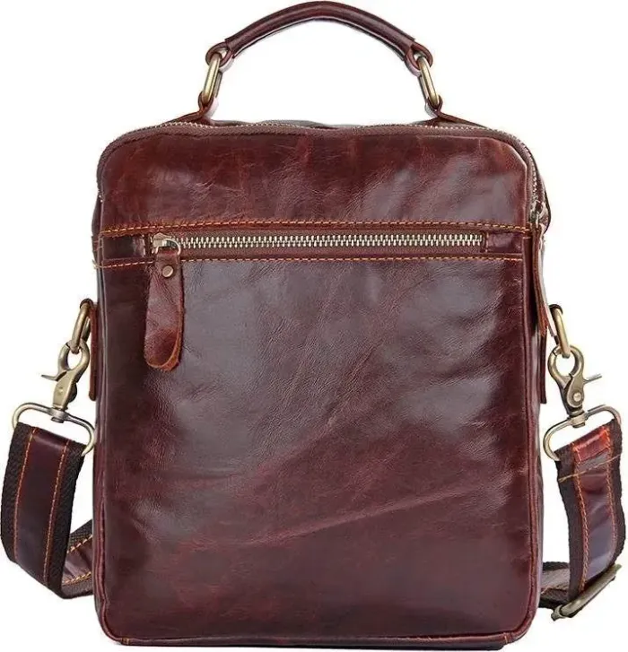 Сумка Vintage 14550 із натуральної шкіри Коричнева