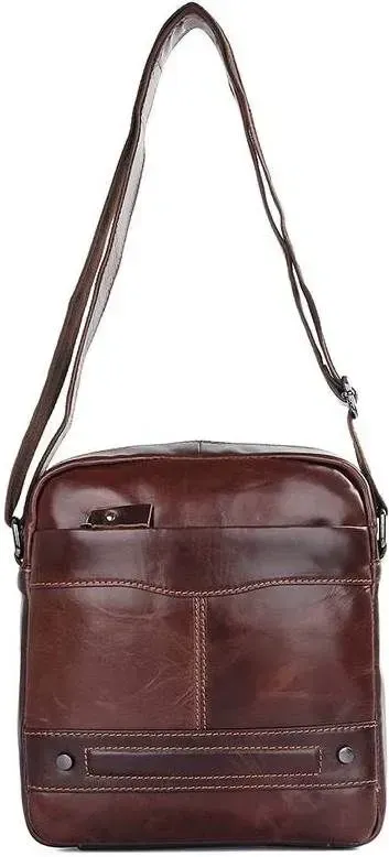 Сумка Vintage 14551 із натуральної шкіри Коричнева