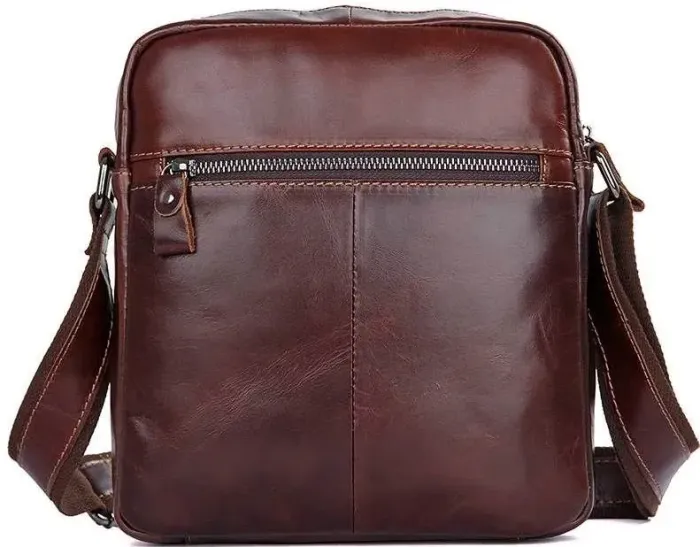 Сумка Vintage 14551 із натуральної шкіри Коричнева