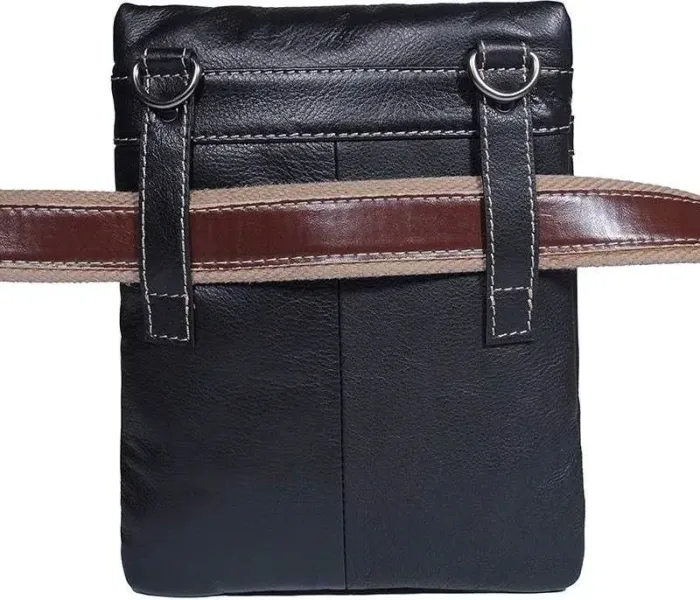 Сумка Vintage 14552 із натуральної шкіри Чорна