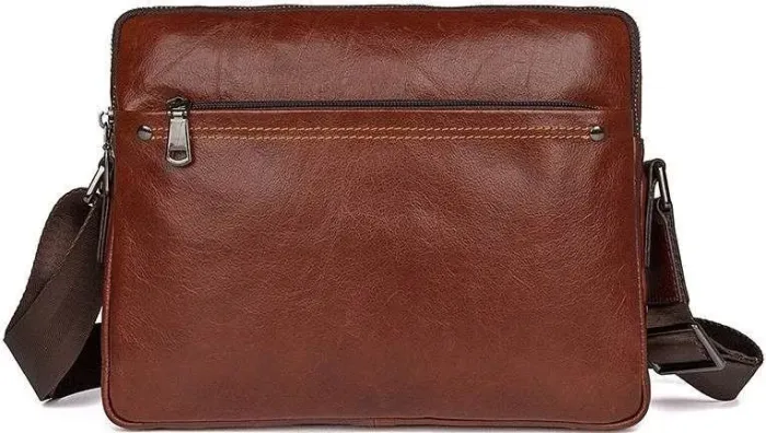 Сумка Vintage 14553 із натуральної шкіри Коричнева