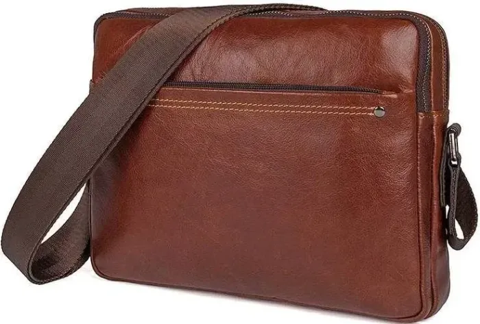 Сумка Vintage 14553 із натуральної шкіри Коричнева