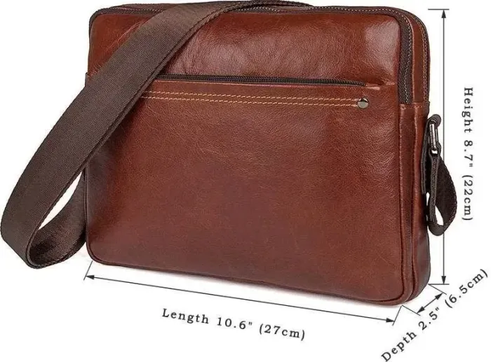 Сумка Vintage 14553 із натуральної шкіри Коричнева