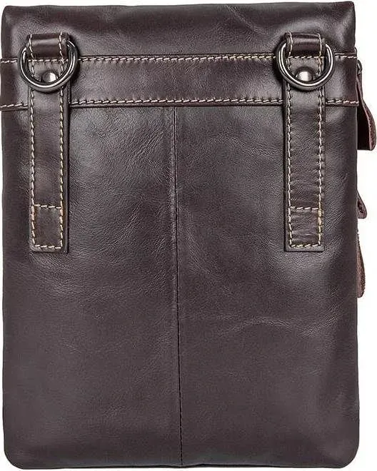 Сумка Vintage 14554 із натуральної шкіри Коричнева