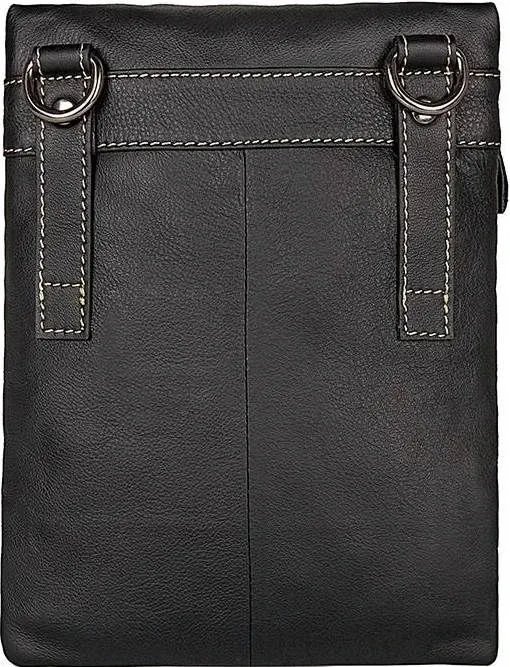 Сумка Vintage 14555 із натуральної шкіри Чорна