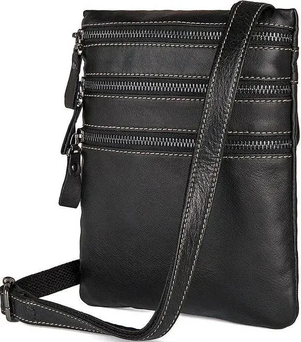 Сумка Vintage 14555 із натуральної шкіри Чорна