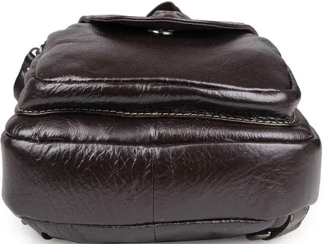 Сумка чоловіча Vintage 14559 із натуральної шкіри Коричнева