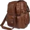 Сумка чоловіча Vintage 14561 із натуральної шкіри Коричнева