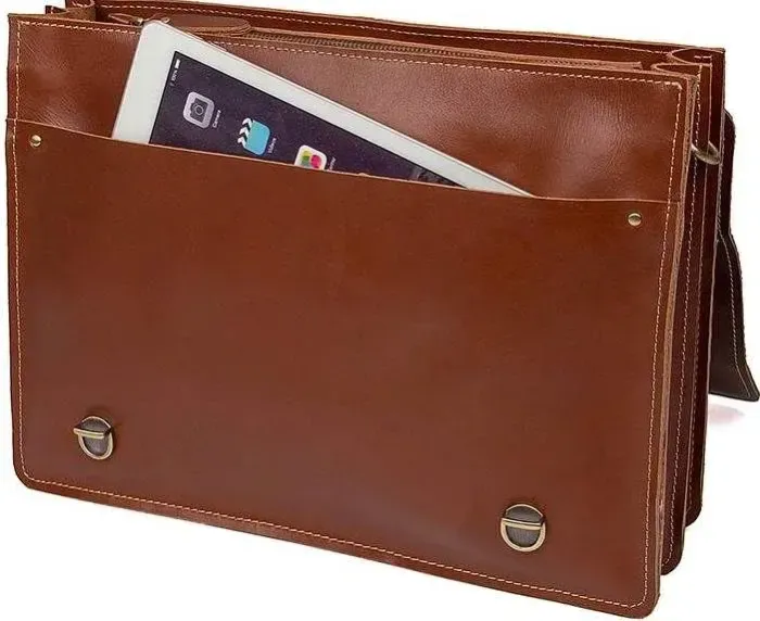Портфель чоловічий Vintage 14562 з натуральної шкіри Коричневий
