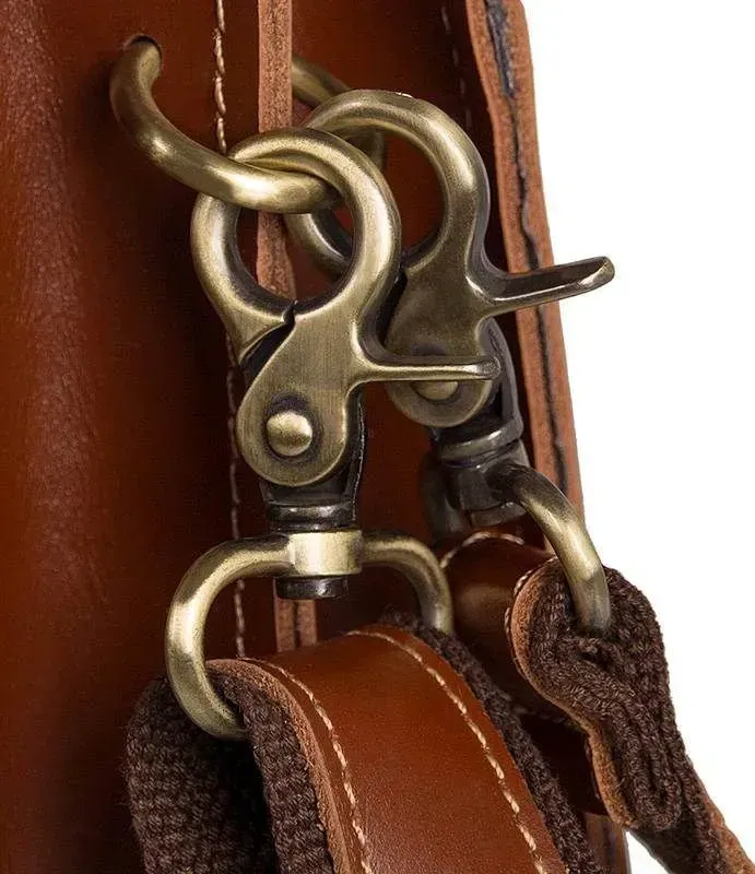 Портфель чоловічий Vintage 14562 з натуральної шкіри Коричневий