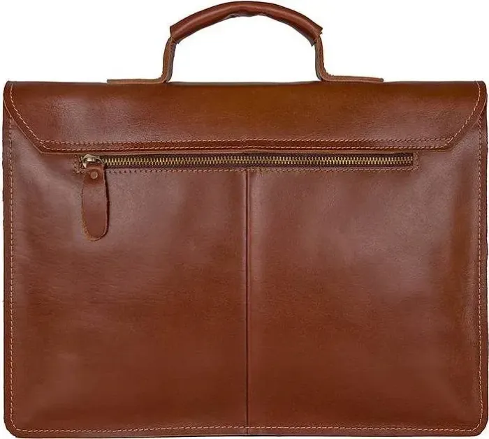 Портфель чоловічий Vintage 14562 з натуральної шкіри Коричневий
