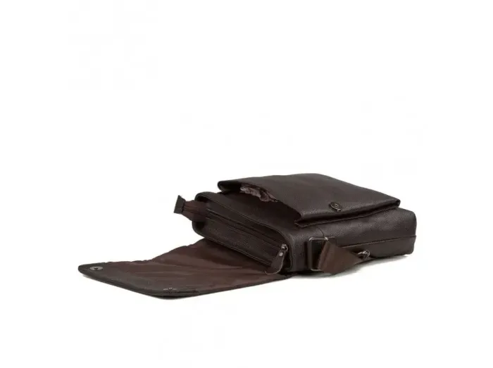 Сумка месенджер Vintage 14577 шкіряна Коричнева