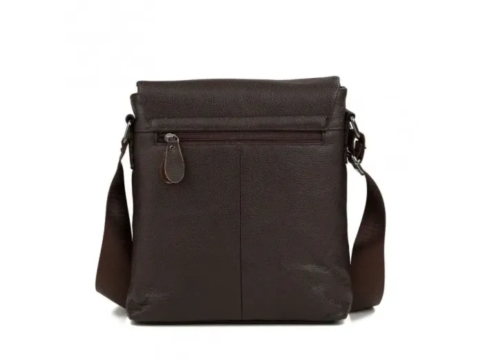 Сумка месенджер Vintage 14577 шкіряна Коричнева