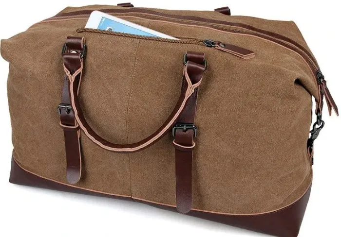 Сумка дорожня Vintage 14580 Коричнева