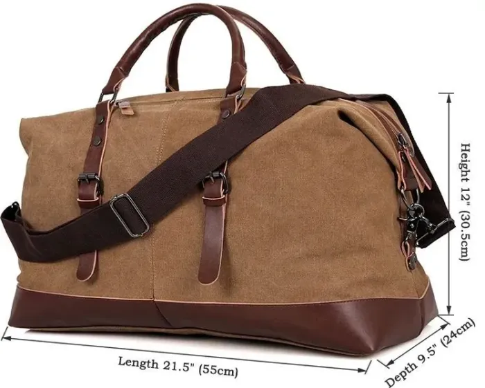 Сумка дорожня Vintage 14580 Коричнева