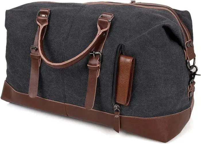 Сумка дорожня Vintage 14581 Сіра