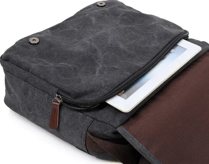 Сумка чоловіча Vintage 14585 Сіра