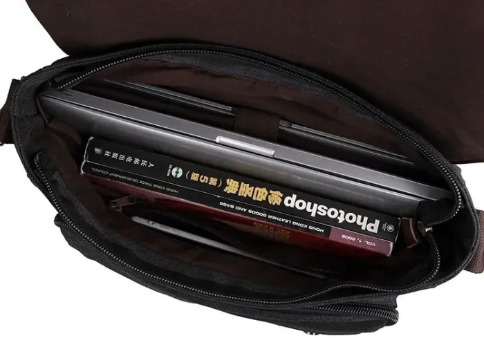 Сумка чоловіча Vintage 14587 Сіра