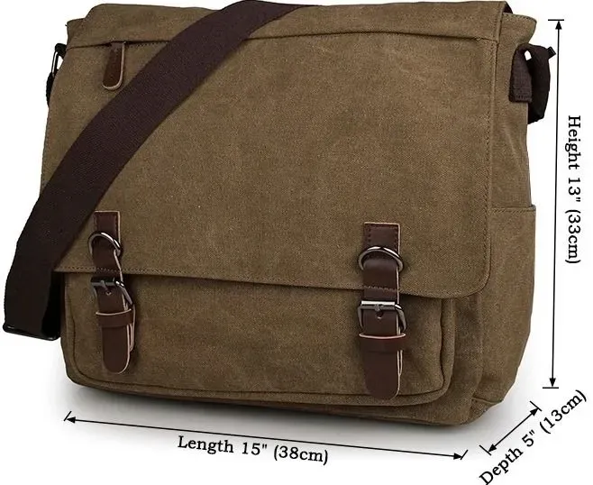 Сумка чоловіча Vintage 14588 Коричнева