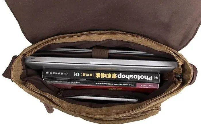 Сумка чоловіча Vintage 14588 Коричнева