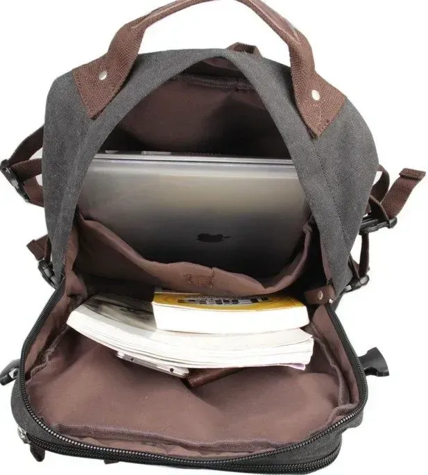 Рюкзак великий Vintage 14589 Сірий