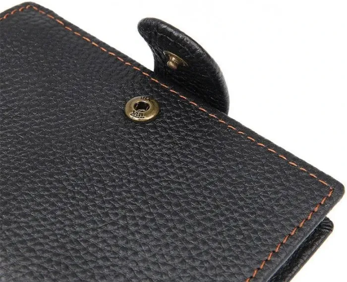 Гаманець чоловічий Vintage 14591 Чорний шкіряний