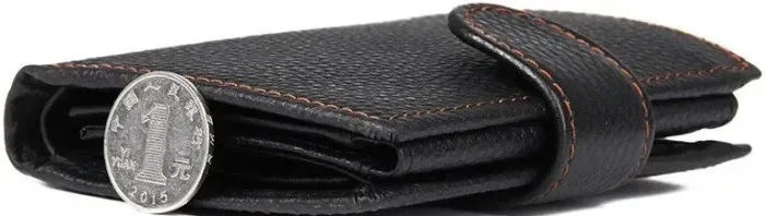 Гаманець чоловічий Vintage 14591 Чорний шкіряний