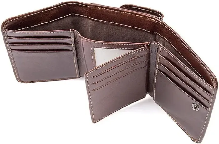 Гаманець чоловічий Vintage 14595 шкіряний Коричневий