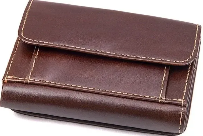 Гаманець чоловічий Vintage 14595 шкіряний Коричневий