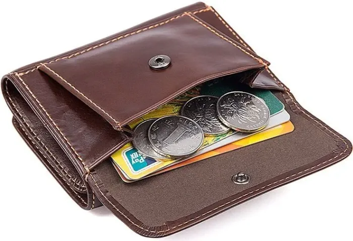 Гаманець чоловічий Vintage 14595 шкіряний Коричневий