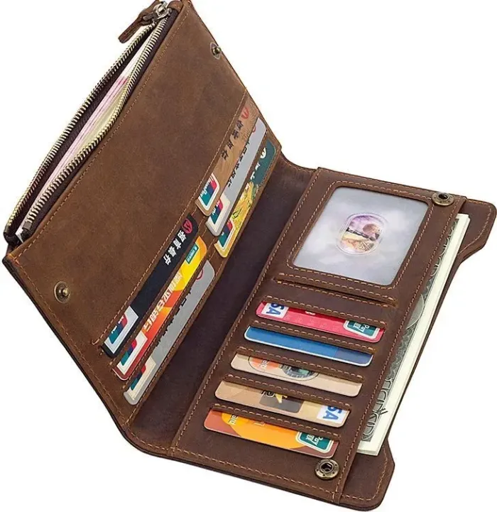 Гаманець Vintage 14596 шкіряний Коричневий